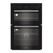 Indesit DII10DB Electric Built In Double Oven - Black DII10DB