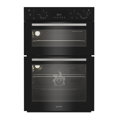 Indesit Indesit DII10DB Electric Built In Double Oven - Black DII10DB