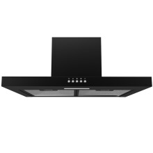 electriQ 60cm Slimline Chimney Hood - Black eiQ60SLIMBK