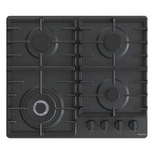 Hisense 60cm 4 Burner Gas Hob - Black GM663BHF