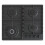 Hisense Hisense 60cm 4 Burner Gas Hob - Black GM663BHF 1