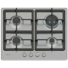 Neff N50 60cm 4 Burner Gas Hob - Stainless Steel T26GKH8N0