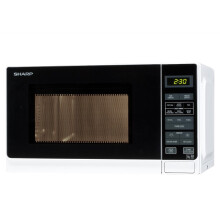 Sharp 20L Freestanding Solo Digital Microwave Oven - White R272WM