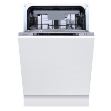Hisense Hi4 Integrated Slimline Dishwasher - Top Spray Arm - Silver c HV523E15UK