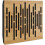 (Oak) 8 Pack - Small Acoustic Panel | Decorative Sound Absorbing Wall Panel "WAVE-Mini" 25x25x3 cm | Absorption & Diffusion 3