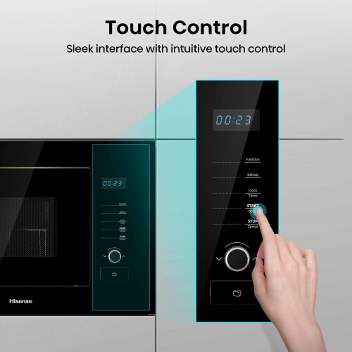 Hisense Hisense Built-In 800W Microwave - Black HB20MOBX5UK 2