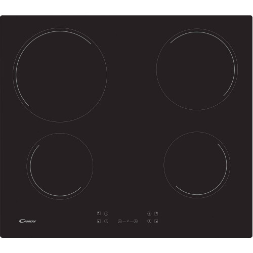 Candy Candy 59cm 4 Zone Ceramic Hob CH64CCB