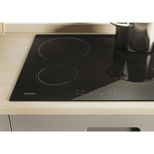 Candy Candy 59cm 4 Zone Ceramic Hob CH64CCB 2