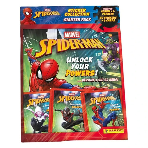 Marvel Spider-Man Sticker Collection Starter Pack