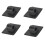 4pcs Kayak Motor Mount Bracket Engine Fixing Buckle Bracket for Canoe Motor Mount 1