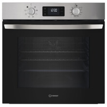 Indesit IO253XUK Turn&Go Electric Single Oven - Stainless Steel IO253XUK