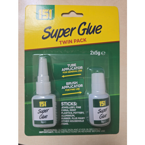 Super Glue  Twin Pack 2x5g.