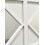 9x White Square Diamond Frame Wall Art Mirror 40Cm 7