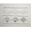 9x White Square Diamond Frame Wall Art Mirror 40Cm 4