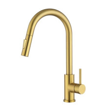 Tohlar Gold Kitchen Tap with Pull Out Sprayer, 2 Modes Spray