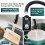 Peppermint Kitchen Tap Black Dual Lever with 2 Function Adjustable Aerator 4