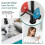 Peppermint Kitchen Tap Black Dual Lever with 2 Function Adjustable Aerator 5