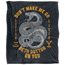 Yellowstone Beth Dutton Snake Silky Touch Super Soft Throw Blanket 152 X 127 cm, White