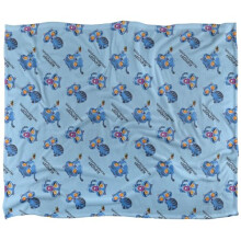Kpop Demon Hunters Derpy Tiger Cute Silky Touch Super Soft Throw Blanket 152 X 127 Cm, White
