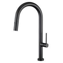 YardMonet Black Kitchen Tap, Kitchen Sink Mixer Taps with Pull Out Sprayer