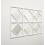 12 White Square Diamond Frame Wall Art Mirror 40Cm 4