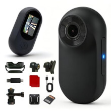 Frelisty Mini Body Camera with 32GB, Thumb Size Mini Body Cam, Wearable Body Cameras with Audio and Video Recording, Hands-Free POV Portable Action