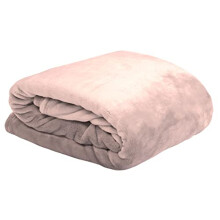 LOVELY CASA Polyester Blanket â“ 130 x 160 cm Pink