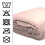 LOVELY CASA Polyester Blanket â“ 130 x 160 cm Pink 4