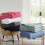 Cotton Loft Messy Washed Cotton Bed Blanket, Twin, Red 3