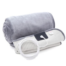 Grounding Blanket for Improved Sleep, Pain Relief, Energy, Inflammation. Grounded Throw Blanket Earth Connected Bedding. Cotton and Conductive Silver