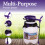 Multi-Purpose Pressure Sprayer 2L Adjustable Nozzle 3