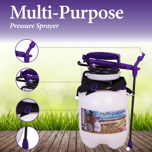 Multi-Purpose Pressure Sprayer 2L Adjustable Nozzle 2