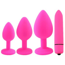 Soft Anales Butt Pugs Soft Silicone Toys Anales Training Kit Beginner Set Massage Setting for Women Pleasrue, 3 Pcs/Set Travel Silicone Beads Anales