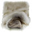 GÃ¶zze - Throw/Blanket, Edle Felloptik, Arctic Fox Design, 150 x 200 cm - White 3