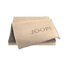 Joop! Cotton blend Blanket 150x200 cm Cashew Chestnut