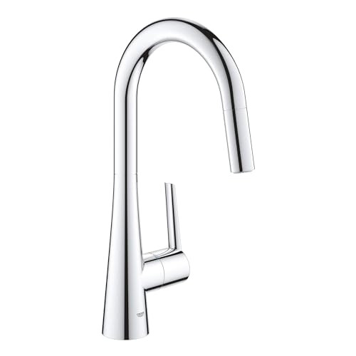 Grohe GROHE 32226003 Zedra Single-Handle Kitchen Faucet, Starlight Chrome