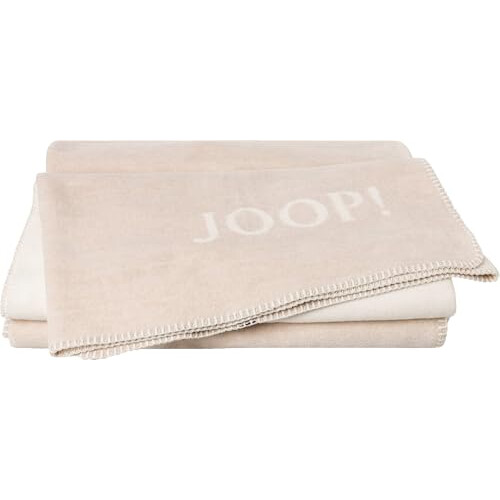 Joop! Joop! Plain Doubleface Bed Blanket, Chateau Natural, 150 x 200 cm