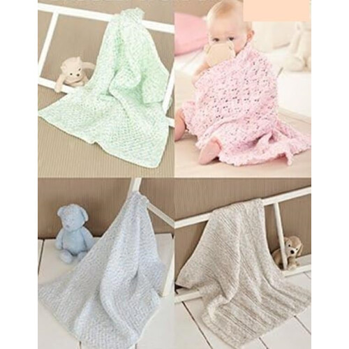Sirdar Snuggly Spots DK Knitting Pattern - 4564 Blankets