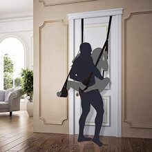 CBD2- Comfortable Support with Strong Nylon Soft Material Product Door KitHanging Swings Doorway Frame Furniture for Couple Ondoor Sling Soft Nylon