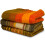Tumia LAC Super soft blanket/throw Single Bed Size. Orange. 1