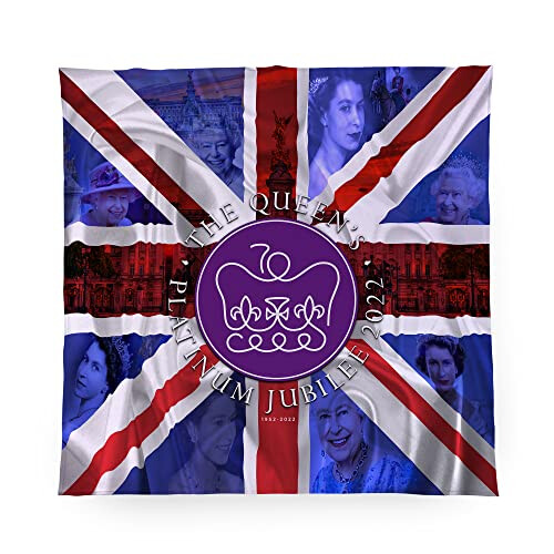 Platinum Jubilee - A look back in time - Luxury Fleece Blanket