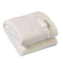 Coopers of Stortford - Double Deep Fitted Fleece Electric Blanket with Extra Deep Skirt - Fast Heat-Up, Overheat Protection & Ultra-Soft Heated