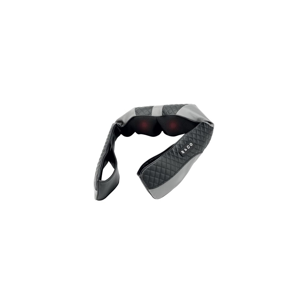Menkind Wellbeing Back & Neck Shiatsu Massager With Arm Loops - Black - Image 3