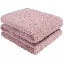 MH Home Teddy Fleece Throw Blanket - Soft Warm Throw Over Warm Sofa Bed Blanket (Pink, Double 150 x 200 cm)