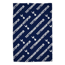 Tottenham Hotspur FC Officially Licensed Fleece Throw Blanket | Super Soft, Football Line Design | Warm Super Soft Feel Blue Throw | Perfect for Home,