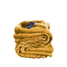 De Witte Lietaer Cosy Super Soft Polyester Blanket 150 x 200 cm Yellow