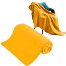 Teesa Fleece Blanket 130x150 cm Yellow TSA8900-3