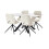 Bradley White Marble Dining Table 7