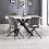 Bradley White Marble Dining Table 9