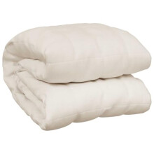 vidaXL Weighted Blanket Light Cream 150x200 cm 11 kg Fabric
